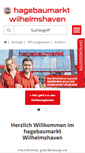 Mobile Screenshot of hagebaumarkt-wilhelmshaven.de